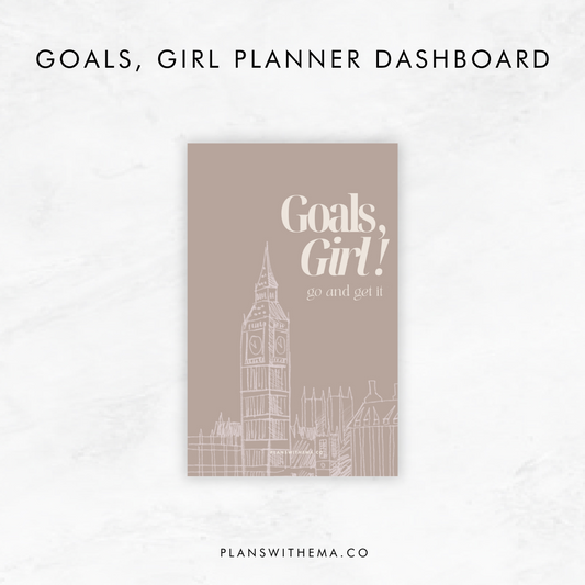 Goals, Girl | Planner Dashboard