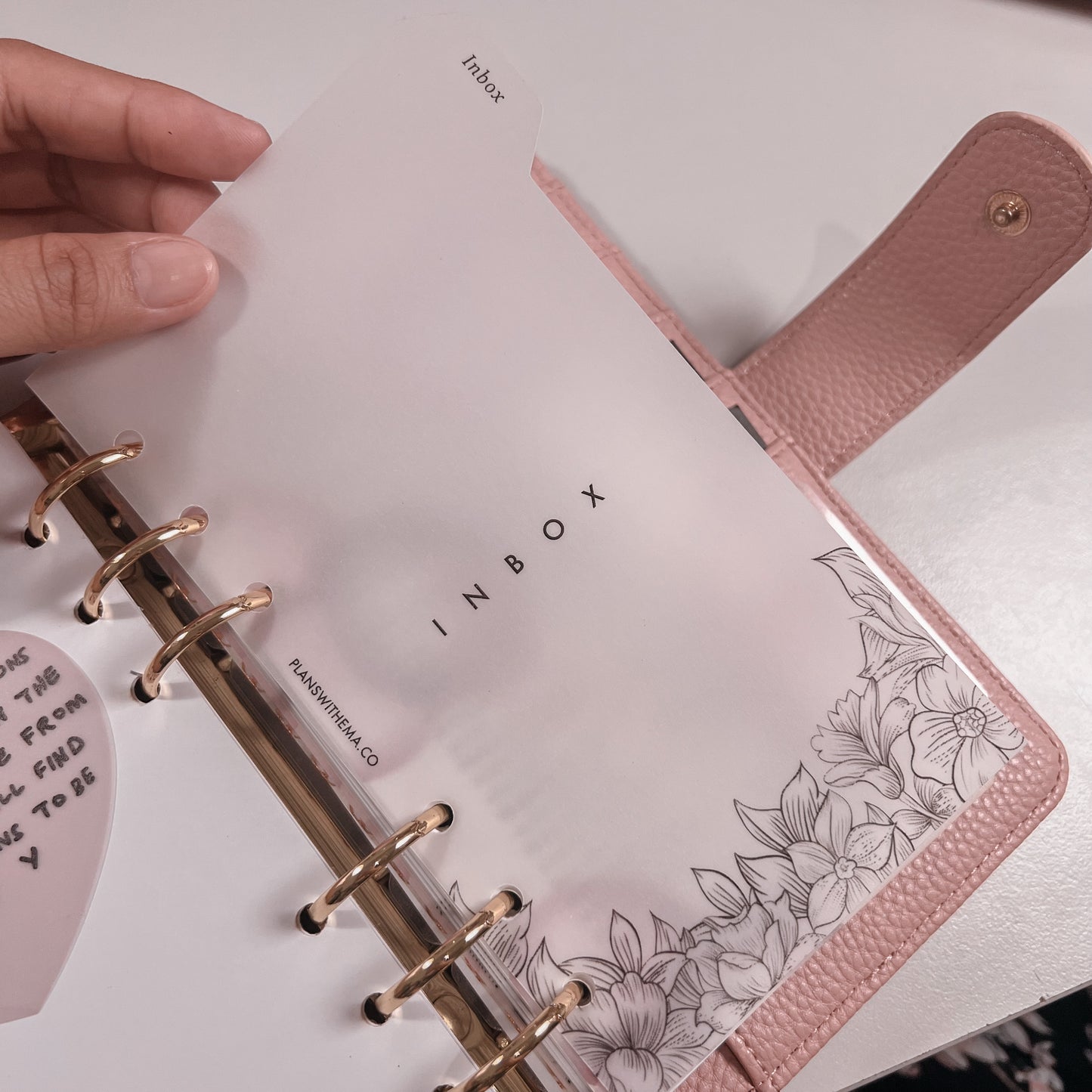 Vellum Tabs | Planner Divider