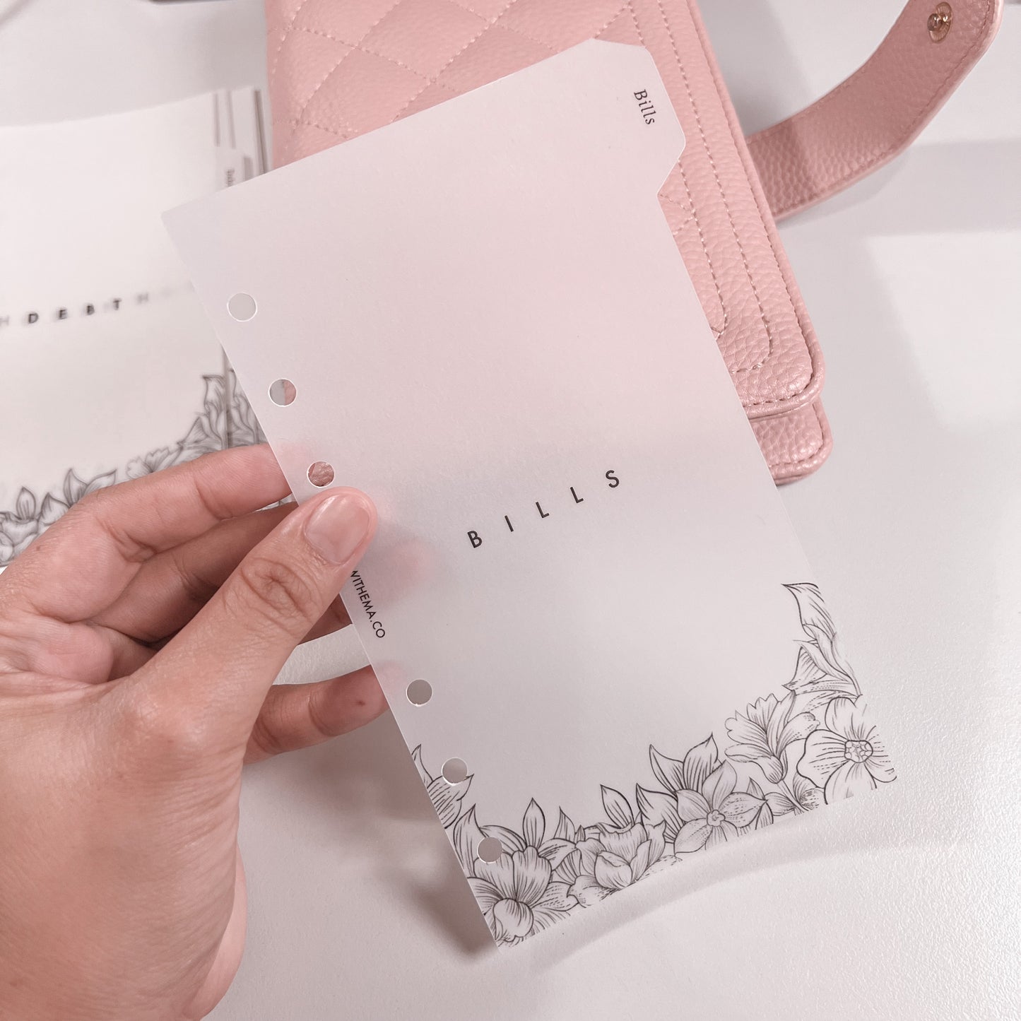 Vellum Tabs | Planner Divider