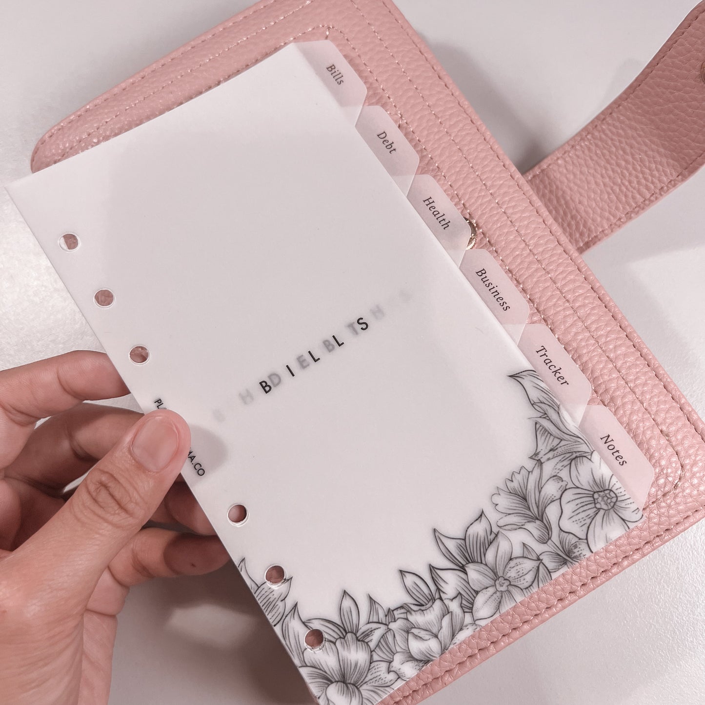 Vellum Tabs | Planner Divider