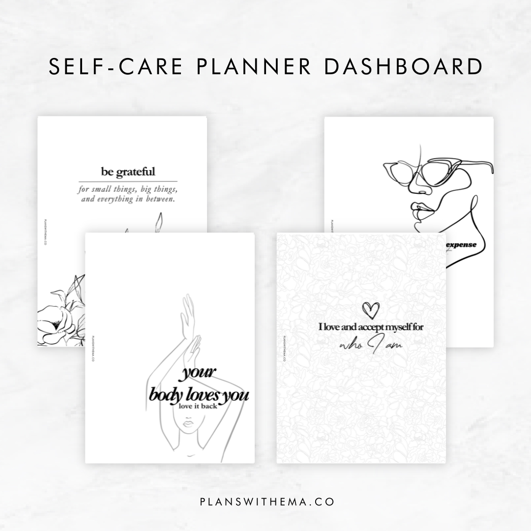 Self-Care | Planner Dashboard