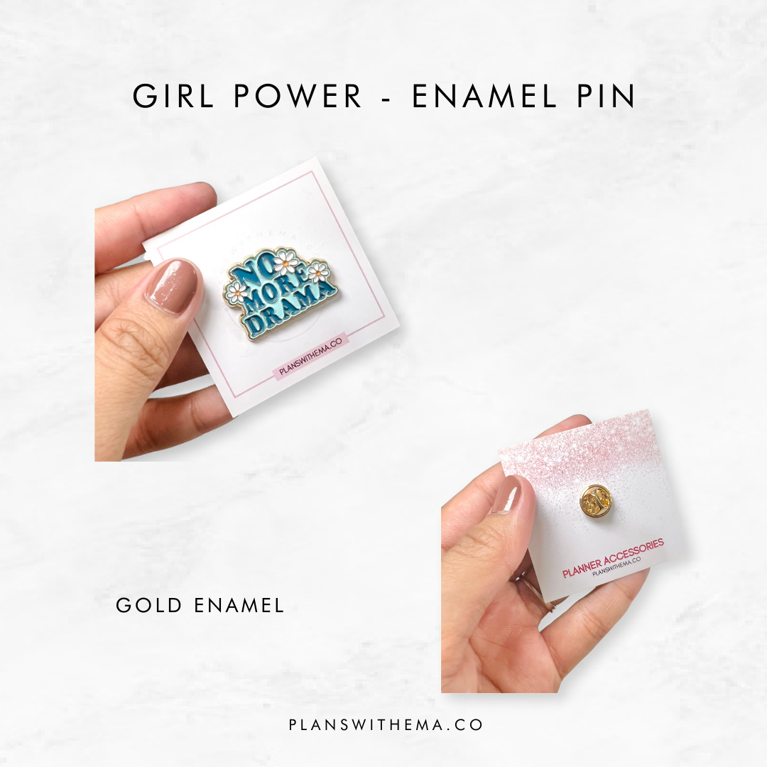 No more drama | Enamel Pin