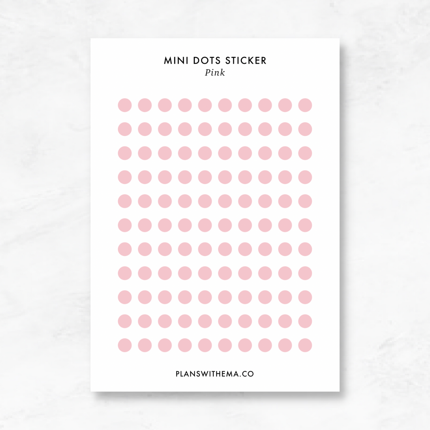 Mini Dots | Planner Sticker