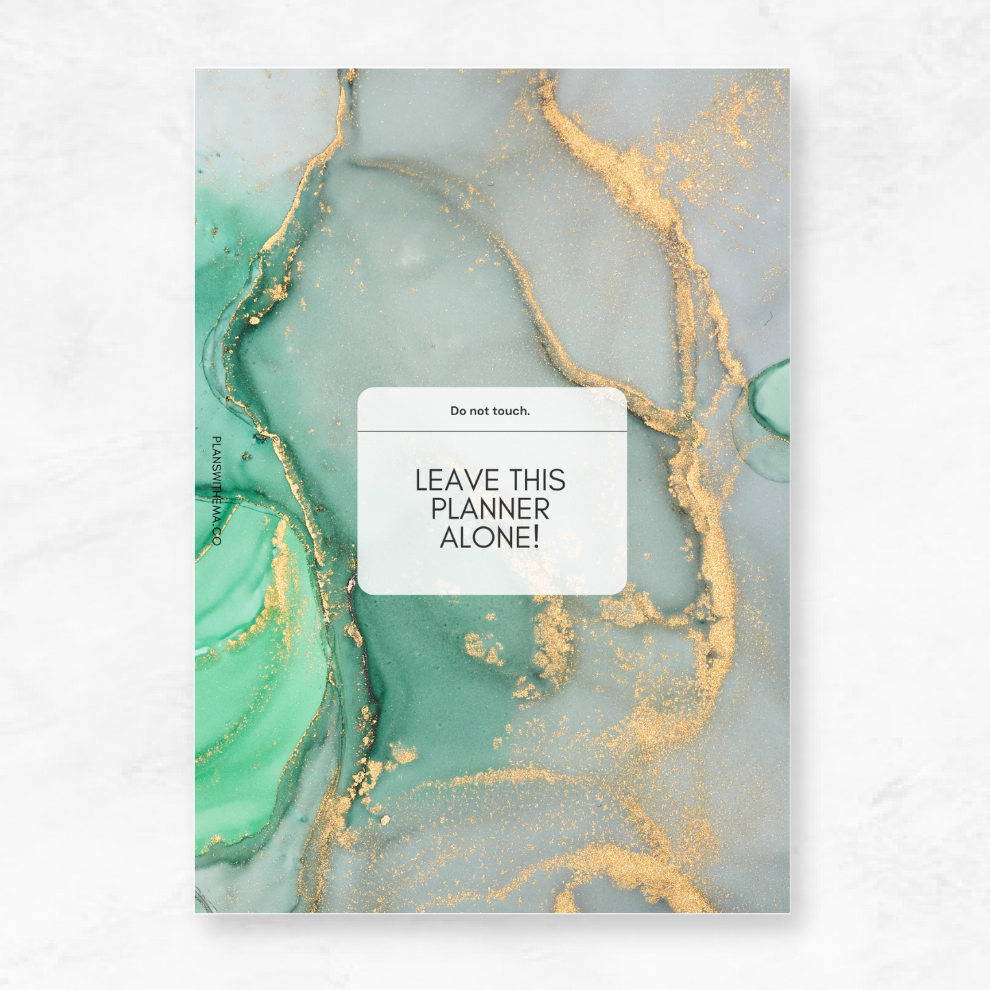 Don't Touch My Planner | Planner Dashboard