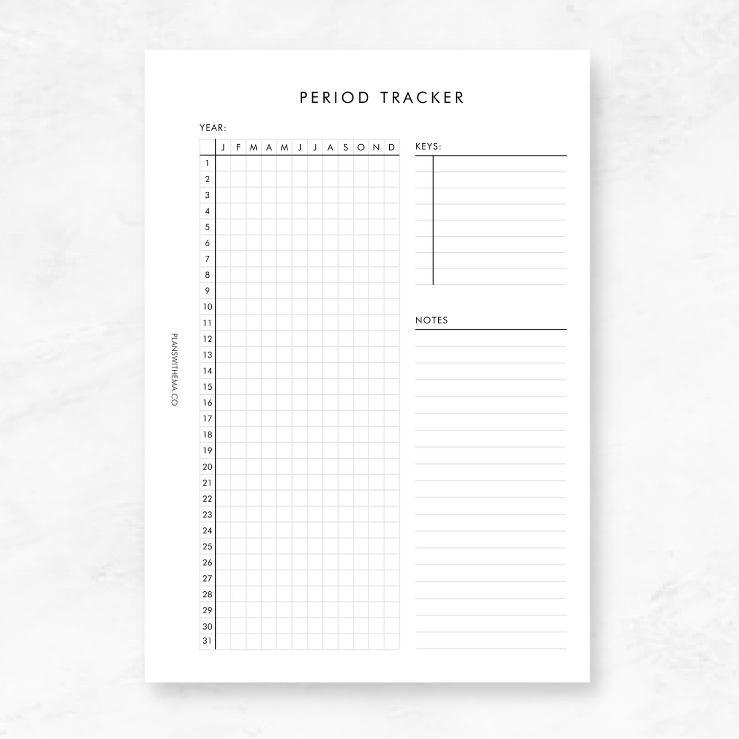Health Bundle | Planner Inserts