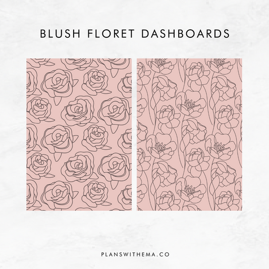 Blush Floret | Planner Dashboard
