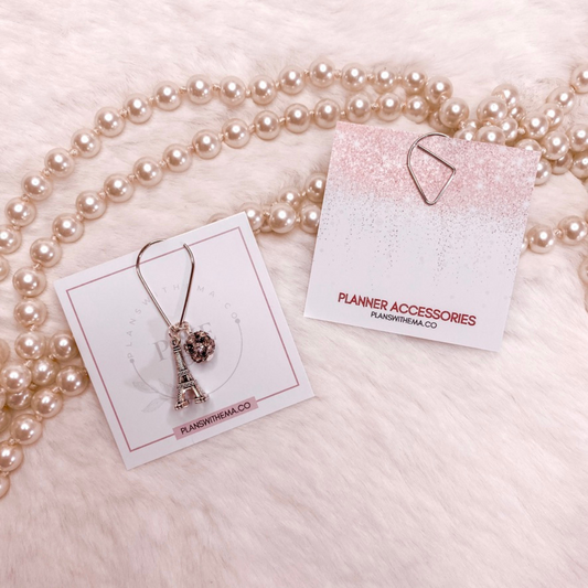 Eiffel Tower Paper Clips | Planner Charm