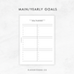 Goal Planning | Planner Inserts