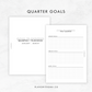 Goal Planning | Planner Inserts