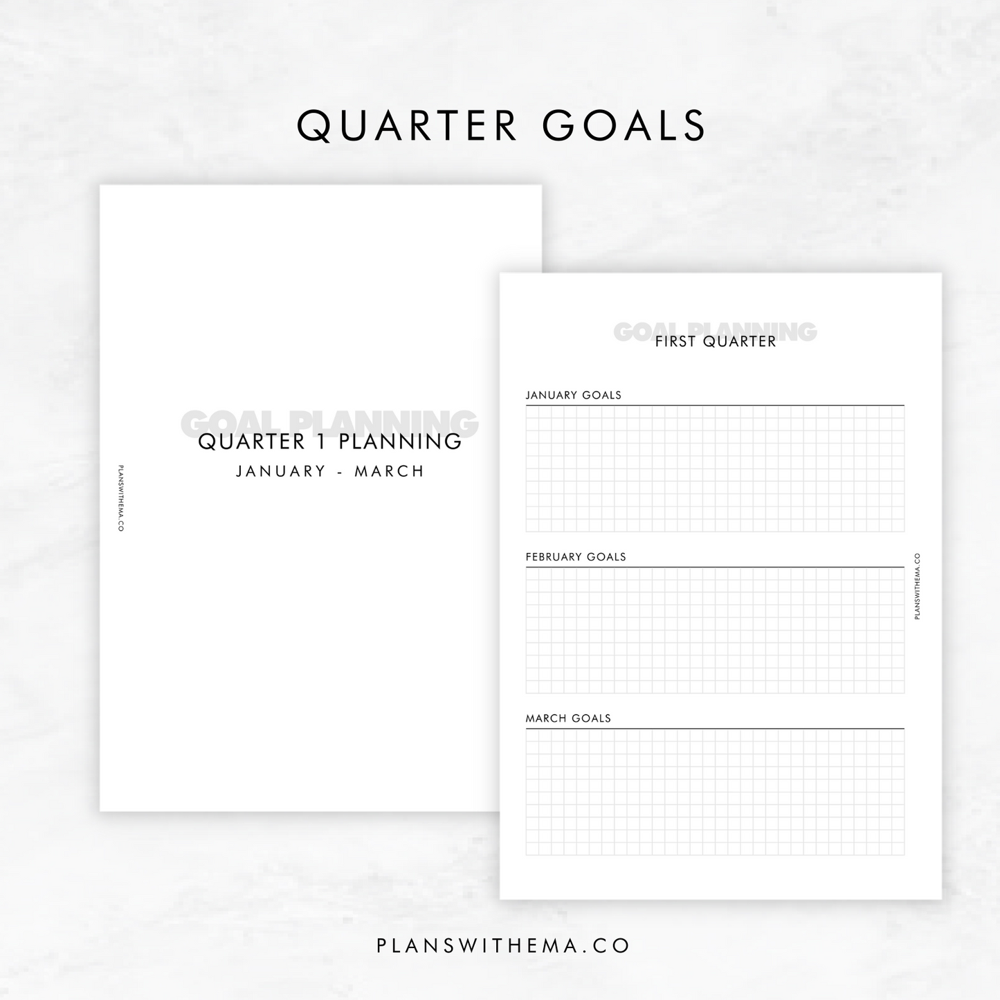 Goal Planning | Planner Inserts