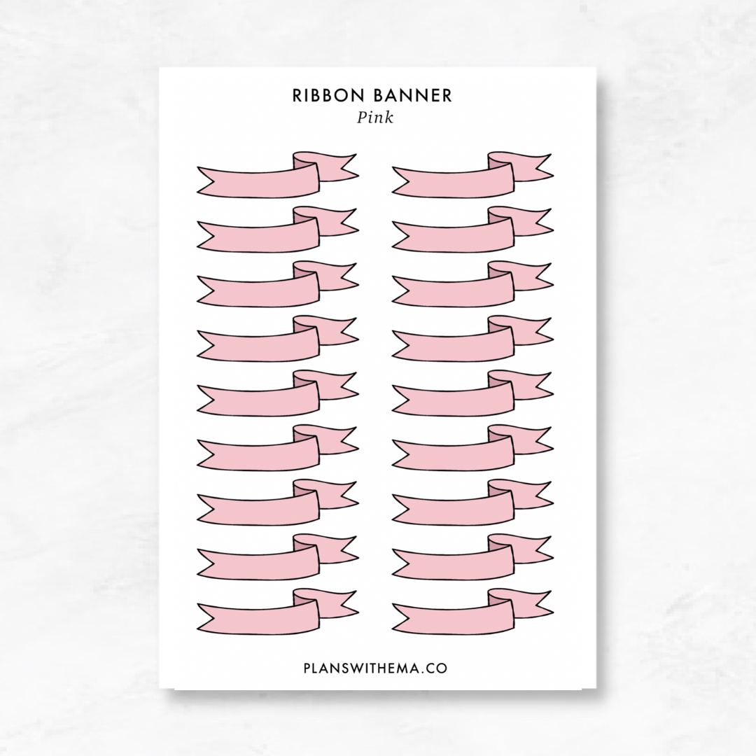 Banner | Planner Stickers