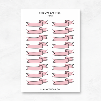 Banner | Planner Stickers