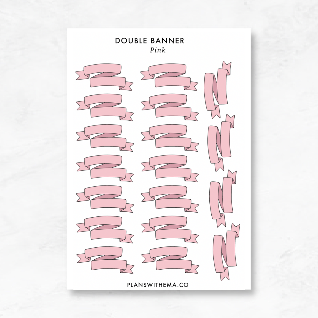 Banner | Planner Stickers