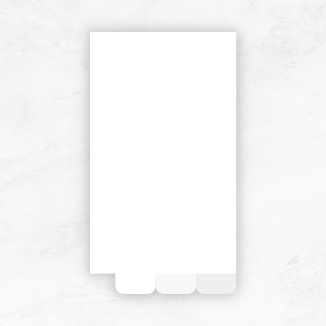 Three Bottom Tabs | Planner Divider