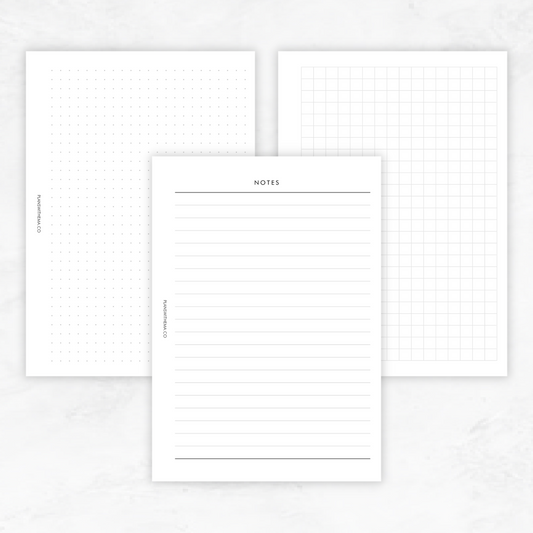 Notes | Planner Inserts
